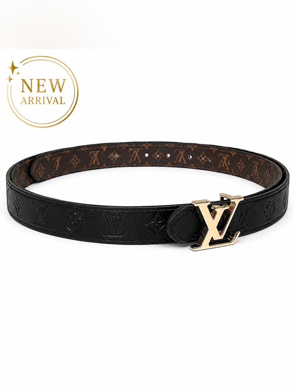 ✨ Women’s Black Monogram Reversible Initiales Belt ✨